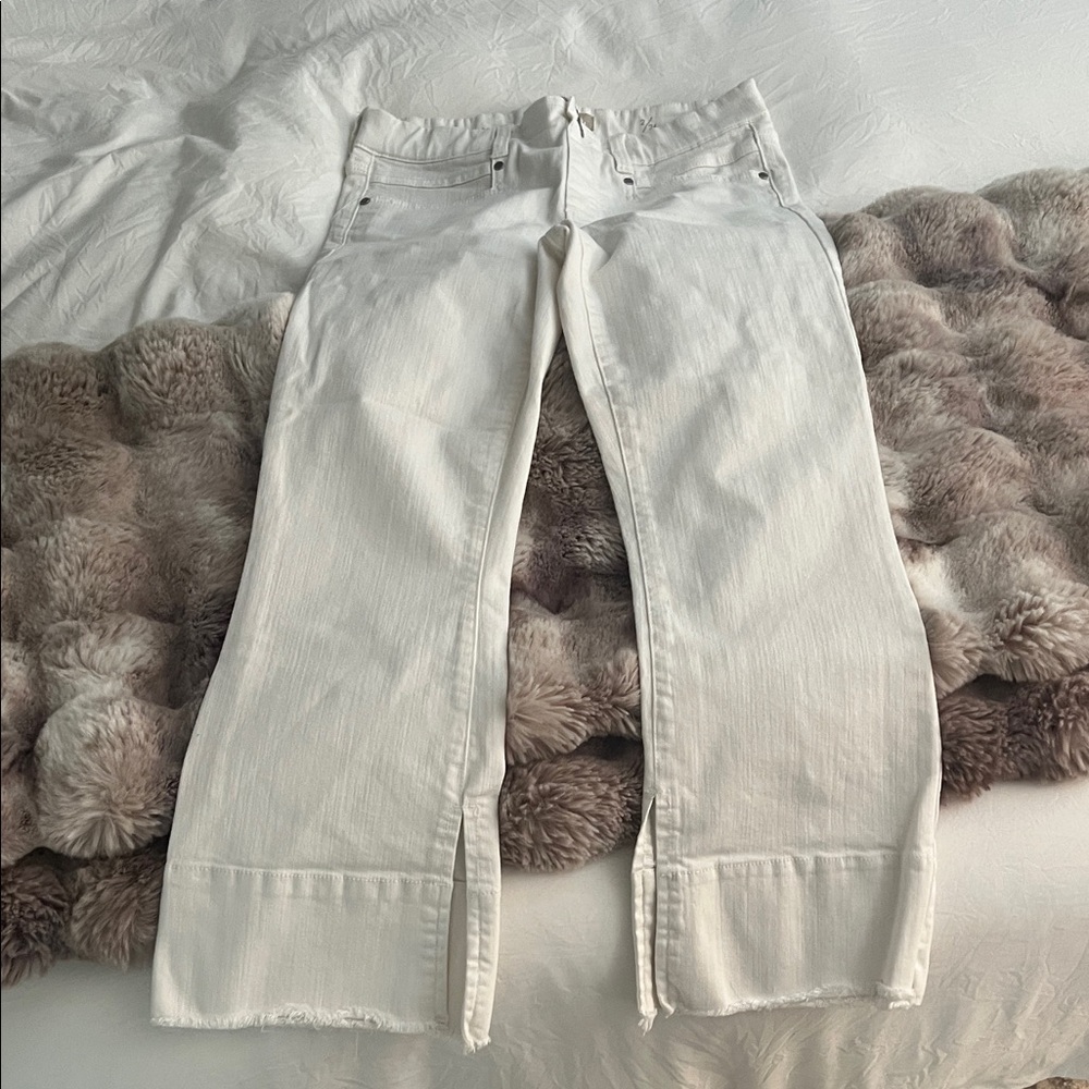 Liverpool Women's Cream Flare Jeans